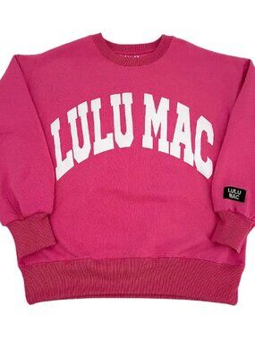 Dark Pink LuLu Mac sweatshirt NWT